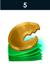 Juega Cash Crab 5 veces