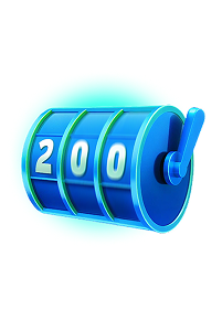 Realiza 200 giros en una sesión de juego