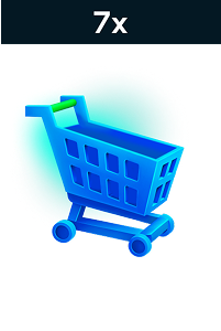 Realiza 7 compras en la tienda